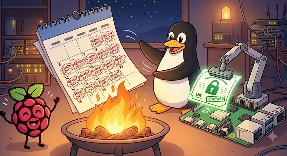 Part 19 — How I Run My Entire Digital Life on a Raspberry Pi: Automate Your Wildcard Certificates Forever with a Free CNAME Trick