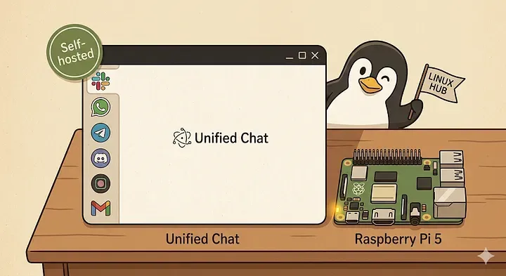 One window to rule them all — and a Pi quietly running the only server it needs to talk to — image generated via Nano Banana