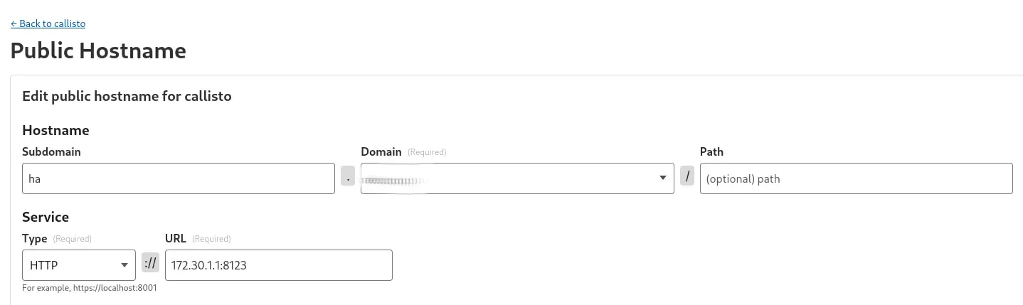Setting up a new public host for our Home Assistant