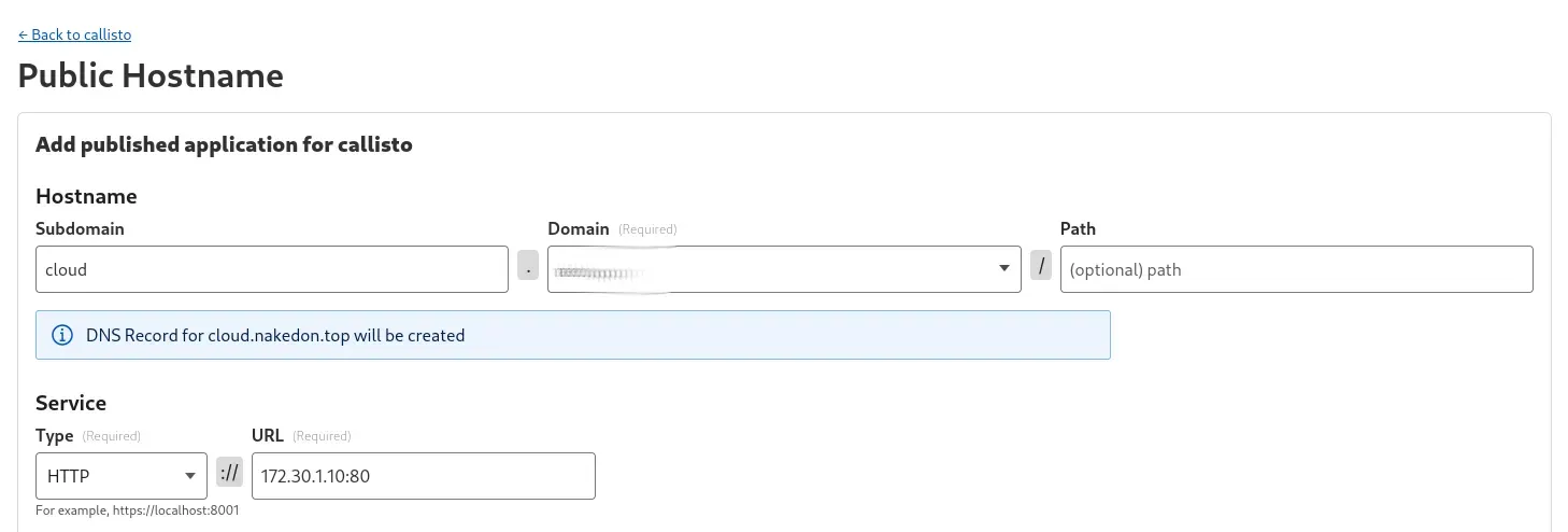 The new public hostname for accessing our cloud