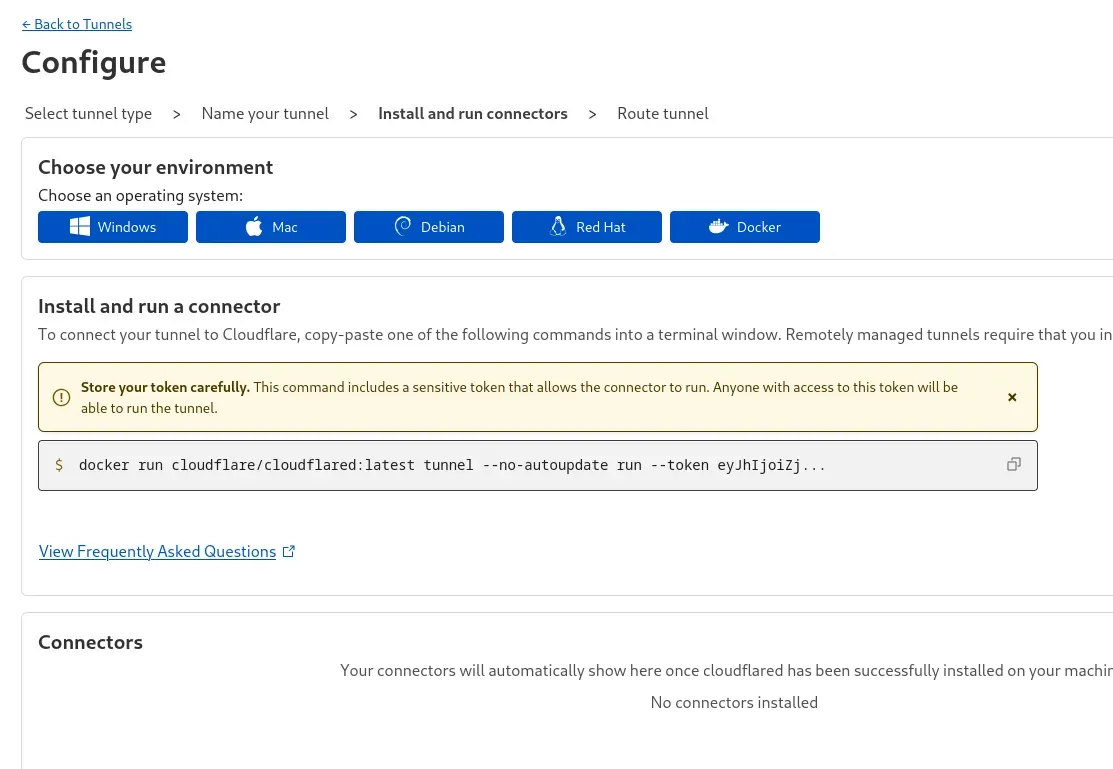 The key information there is a token